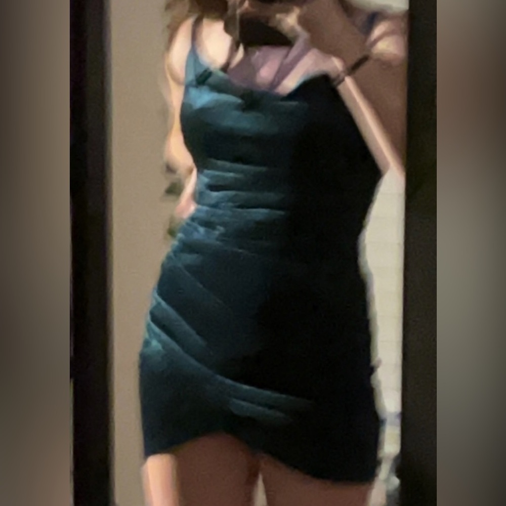 Windsor Dark Green Mini Dress